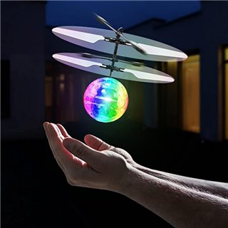 Ιπτάμενη μπάλα με πολύχρωμο φωτισμό LED AG362E, 320mAh
