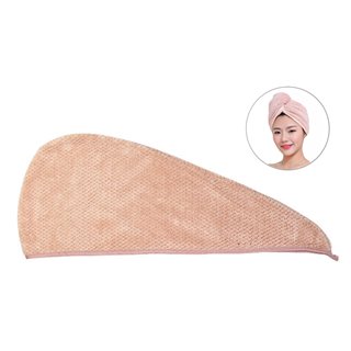 Πετσέτα μαλλιών HUH-0075, 24 x 60cm, ροζ