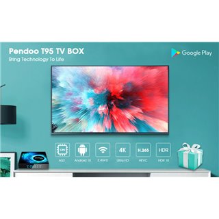 PENDOO TV Box T95, 6K, H616, 2GB/16GB, WiFi 2.4/5GHz, BT, Android 10