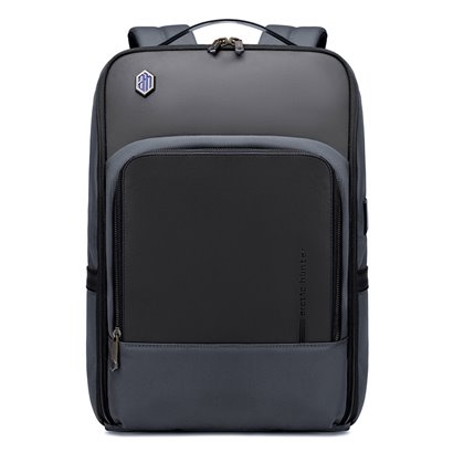 ARCTIC HUNTER τσάντα πλάτης B00403-GY με θήκη laptop 15.6", USB, γκρι