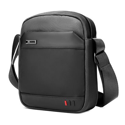 ARCTIC HUNTER τσάντα ώμου K00065 με θήκη tablet, αδιάβροχη, 3L, μαύρη