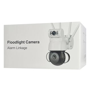 SECTEC smart κάμερα ST-428-4M-DL με προβολείς, dual lens, 4MP, Onvif PTZ