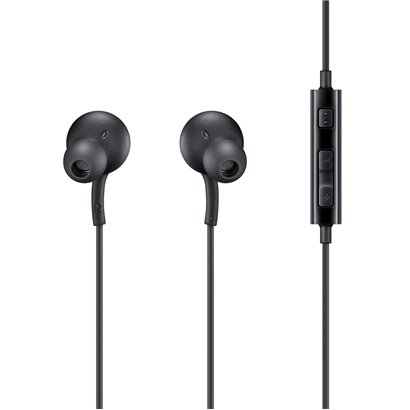 SAMSUNG earphones EO-IA500, 3.5mm, 1.2m, μαύρα