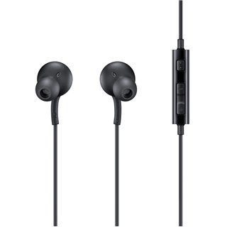 SAMSUNG earphones EO-IA500, 3.5mm, 1.2m, μαύρα