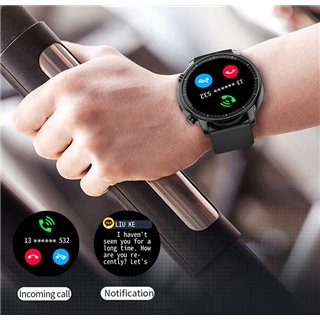 COLMI smartwatch V23 Pro, 1.3" έγχρωμη, IP67, HR & Blood pressure, μαύρο