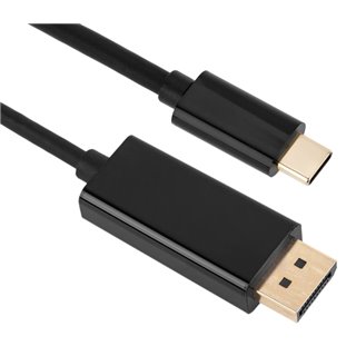 POWERTECH καλώδιο USB-C σε DisplayPort PTH-071, 4K/60Hz, 2m, μαύρο
