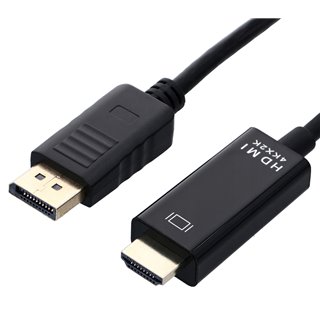 POWERTECH καλώδιο DisplayPort σε HDMI PTH-076, 4K/30Hz, 2m, μαύρο