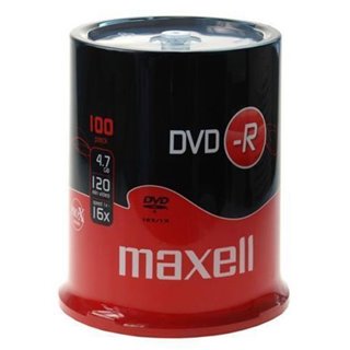 Maxell DVD-R 16x 120min 4,7Gb 100 Cake