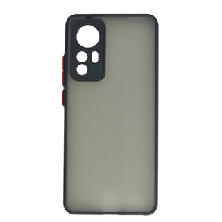 POWERTECH Θήκη Color Button MOB-1758 για Xiaomi 12/12X, μαύρη
