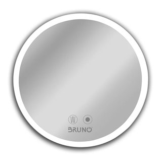 BRUNO καθρέπτης μπάνιου LED BRN-0098, στρόγγυλος, 24W, Φ70cm, IP67