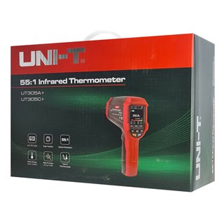 UNI-T θερμόμετρο υπερύθρων UT305C+ με αισθητήρα K, -50 °C έως 2200 °C