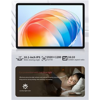 TECLAST tablet P40HD, 10.1" FHD, 4/64GB, Android 12, 4G, γκρι