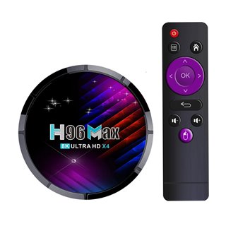 TV Box H96 Max X4, 8K, S905X4, 4/32GB, Wi-Fi 2.4/5GHz, Android 11