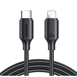 JOYROOM καλώδιο USB-C σε Lightning S-CL020A9, 20W, 1m, μαύρο