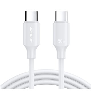 JOYROOM καλώδιο USB-C S-CC060A9, 60W, 1m, λευκό