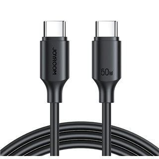 JOYROOM καλώδιο USB-C S-CC060A9, 60W, 1m, μαύρο