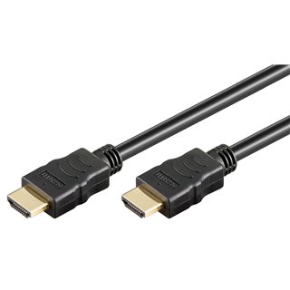 GOOBAY καλώδιο HDMI 2.0 με Ethernet 61161, 10.2Gbit/s, 4K, 5m, μαύρο