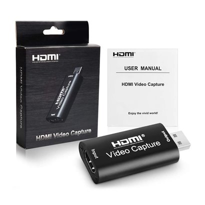 POWERTECH converter καταγραφής video CAB-H147, HDMI σε USB, μαύρος