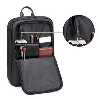 ARCTIC HUNTER τσάντα πλάτης B00529 με θήκη laptop 15.6", 22L, γκρι