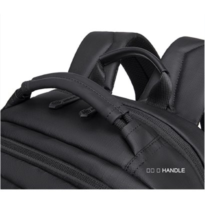 ARCTIC HUNTER τσάντα πλάτης B00530 με θήκη laptop 15.6", 24L, μαύρη