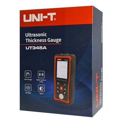 UNI-T ψηφιακός μετρητής πάχους υπερήχων UT345A, 2000mAh, mm/in