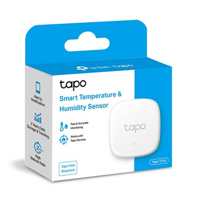 TP-LINK smart θερμόμετρο & υγρασιόμετρο Tapo T310, -20~60 °C, Ver 1.0