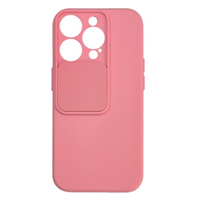 POWERTECH Θήκη Camshield Soft MOB-1798 για iPhone 14 Pro, ροζ