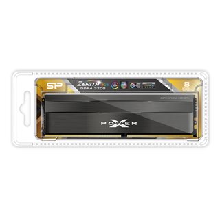 SILICON POWER μνήμη DDR4 UDIMM XPOWER Zenith, 8GB, RGB, 3200MHz, CL16