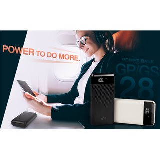 SILICON POWER power bank GS28, 20000mAh, 2x USB output, 2.1A, μαύρο
