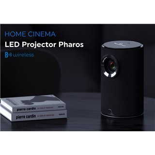 POWERTECH LED βιντεοπροβολέας Pharos, Full HD, WiFi, μαύρος