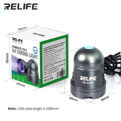 RELIFE UV λάμπα RL-014A για στέγνωμα κόλλας UV, USB, 10W