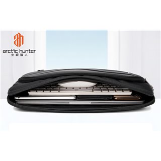 ARCTIC HUNTER τσάντα χειρός GW00015 για laptop 15.6", μαύρη