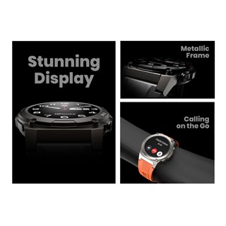 HIFUTURE smartwatch FutureGo Mix2, 1.43", IP68, heart rate, μαύρο