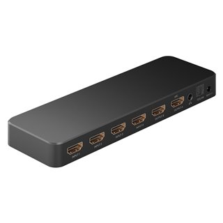 GOOBAY HDMI matrix switch 58479, 4-in σε 2-out, 4K/60Hz, μαύρο