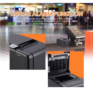 POWERTECH θερμικός εκτυπωτής αποδείξεων PT-1106, USB & Bluetooth