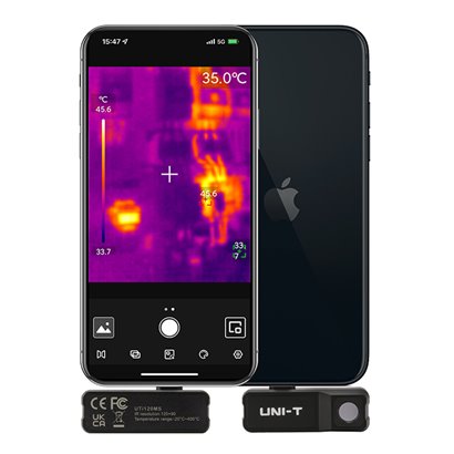 UNI-T συσκευή θερμικής απεικόνισης UTi120MS για iPhone, έως 400 °C