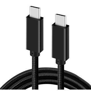 POWERTECH καλώδιο USB-C PTH-091, 100W, 20Gbps, 4K, E-mark, 1.5m, μαύρο