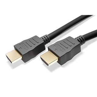 GOOBAY καλώδιο HDMI 2.0 60621 με Ethernet, 4K, 18Gbit/s, ARC, 1.5m, μαύρο