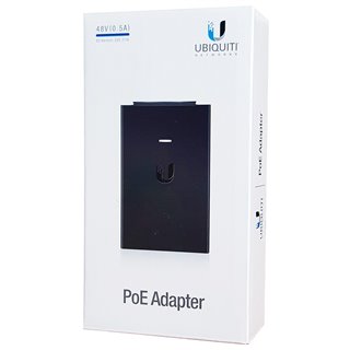 UBIQUITI Gigabit PoE adapter POE-48-24W-G με power cable, 48VDC, 24W