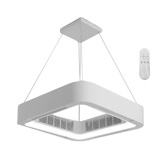 POWERTECH smart ανεμιστήρας οροφής HLL-0109 με LED, 45W, 12x58cm, λευκός