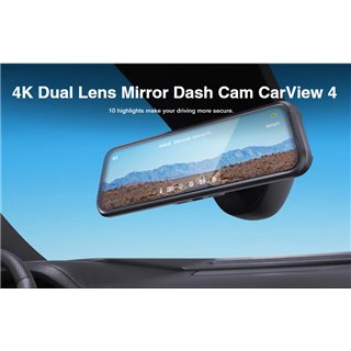 THIEYE σετ καθρέφτης αυτοκινήτου με κάμερα CarView 4, GPS, οθόνη 10", 4K