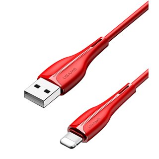 USAMS καλώδιο Lightning σε USB US-SJ371, 2A, 1m, κόκκινο