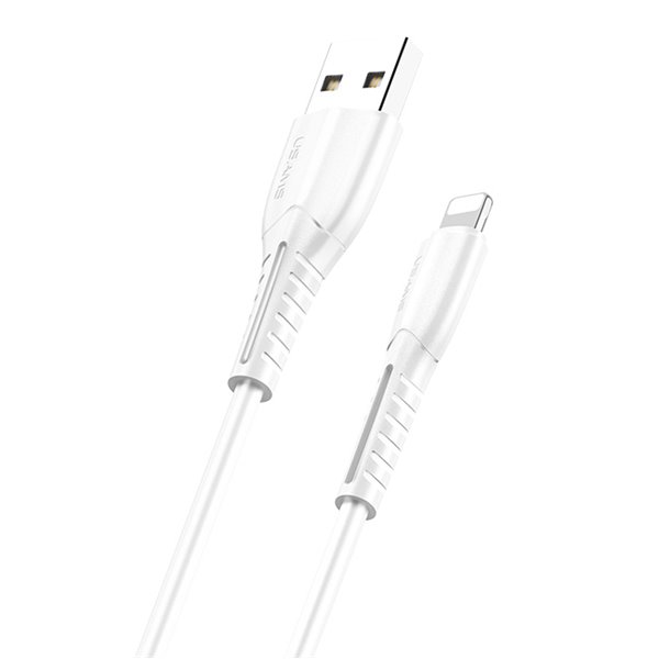 USAMS καλώδιο Lightning σε USB US-SJ364, 2A, 1m, λευκό