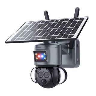 SECTEC smart ηλιακή κάμερα ST-558-6M-12X-4G-EU, προβολείς, 3MP, 4G, PTZ
