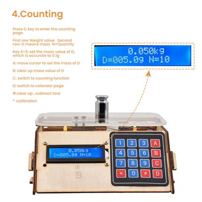 KEYESTUDIO Electronic Scale Kit KS0345 για Arduino