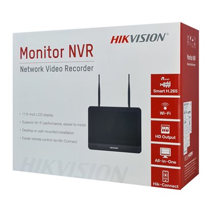 HIKVISION HIWATCH NVR καταγραφικό με οθόνη DS-7604NI-L1/W, WiFi