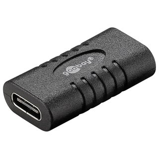 GOOBAY αντάπτορας USB-C 45401, θηλυκό σε θηλυκό, 5Gbit/s, μαύρος