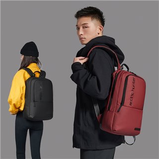 ARCTIC HUNTER τσάντα πλάτης B00529 με θήκη laptop 15.6", 22L, κόκκινη