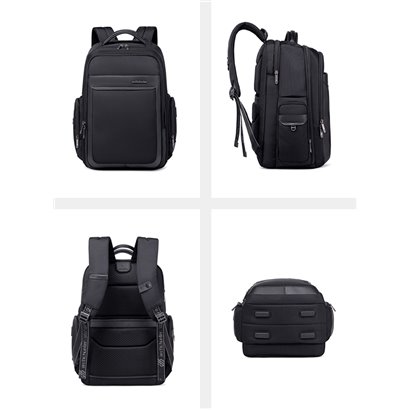 ARCTIC HUNTER τσάντα πλάτης B00544 με θήκη laptop 17", 40L, USB, μαύρη