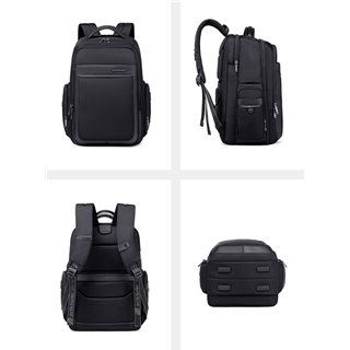 ARCTIC HUNTER τσάντα πλάτης B00544 με θήκη laptop 17", 40L, USB, μαύρη